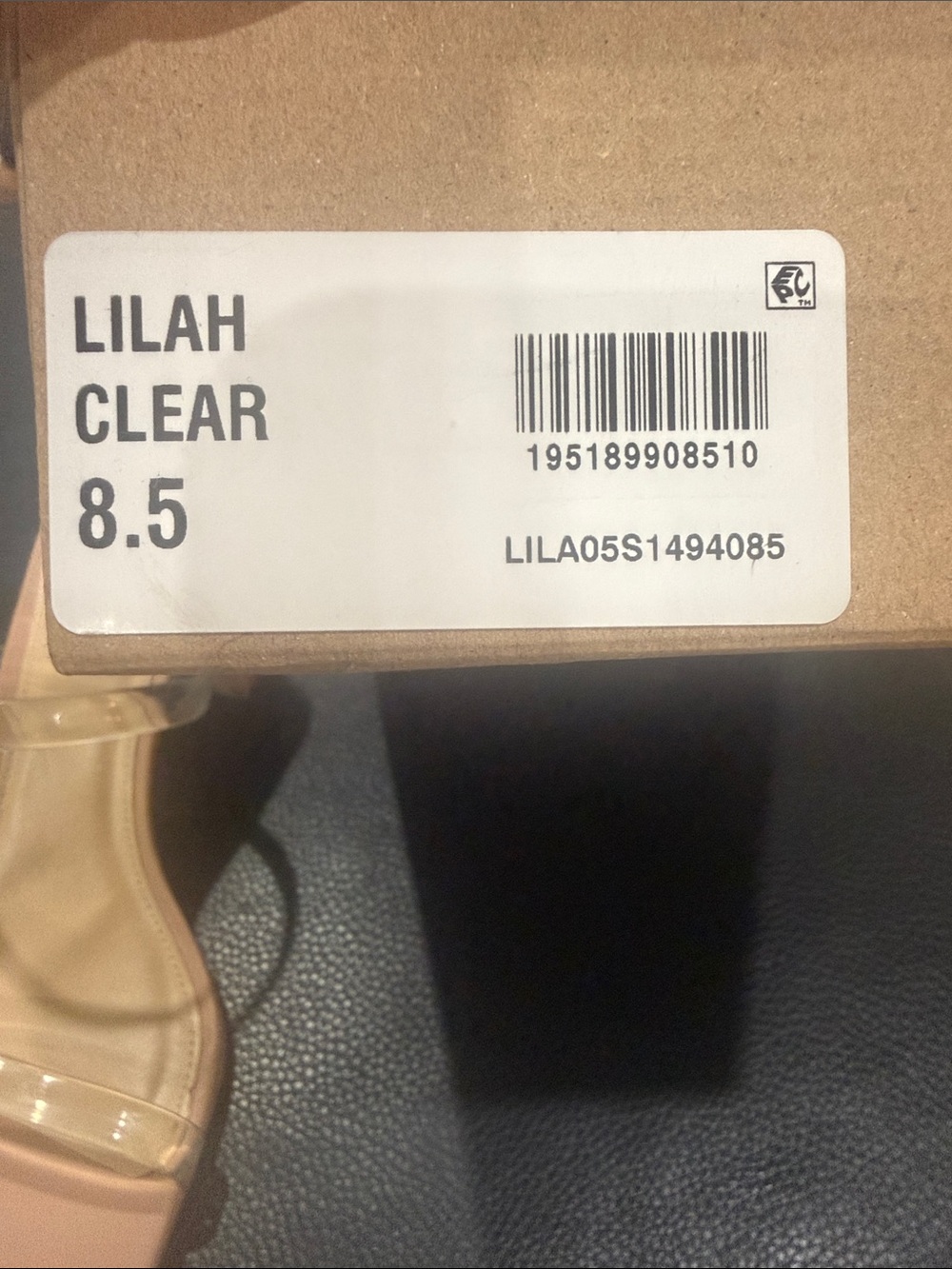 Steve Madden Clear-Strap Square Toe Sandals - Picture 4 of 4